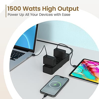 Portronics Power Plate 21 Extension Board with 3 Universal Sockets, 1.5 Meter Long Cord, 1440 Watts, Fireproof Material Portronics Power Plate 21 Extension Board with 3 Universal Sockets, 1.5 Meter Long Cord, 1440 Watts, Fireproof Material