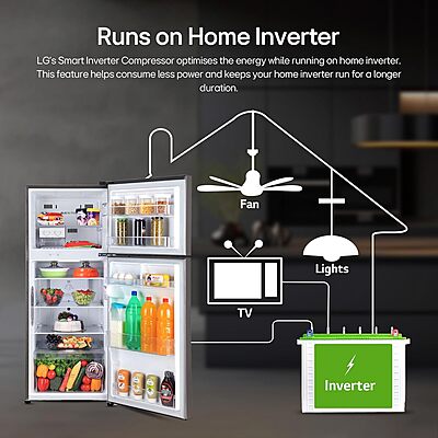 LG 242 L 3 Star Smart Inverter Frost-Free Double Door Refrigerator LG 242 L 3 Star Smart Inverter Frost-Free Double Door Refrigerator