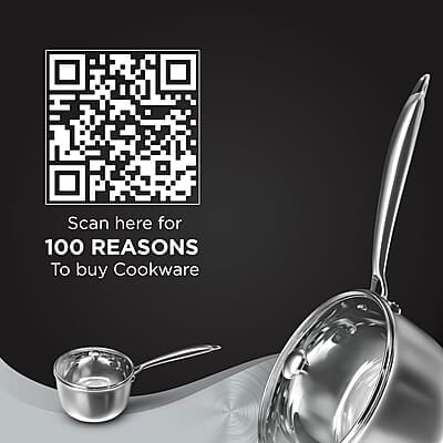 Preethi Metallica Collection Triply Stainless Steel Milk Pan with Glass Lid, 16 cm, Gas & Induction Compatible Preethi Metallica Collection Triply Stainless Steel Milk Pan with Glass Lid, 16 cm, Gas & Induction Compatible