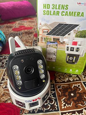 Triple Camera Cctv Triple View Dual Camera Solar Camera Triple Camera Cctv Triple View Dual Camera Solar Camera