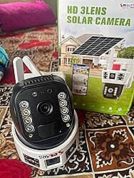 Triple Camera Cctv Triple View Dual Camera Solar Camera Triple Camera Cctv Triple View Dual Camera Solar Camera