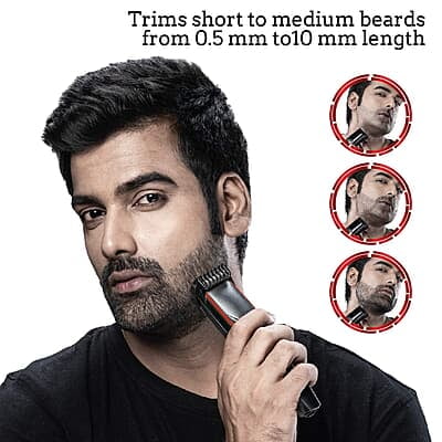 Agaro MT-6001 Cordless Beard Trimmer For Men