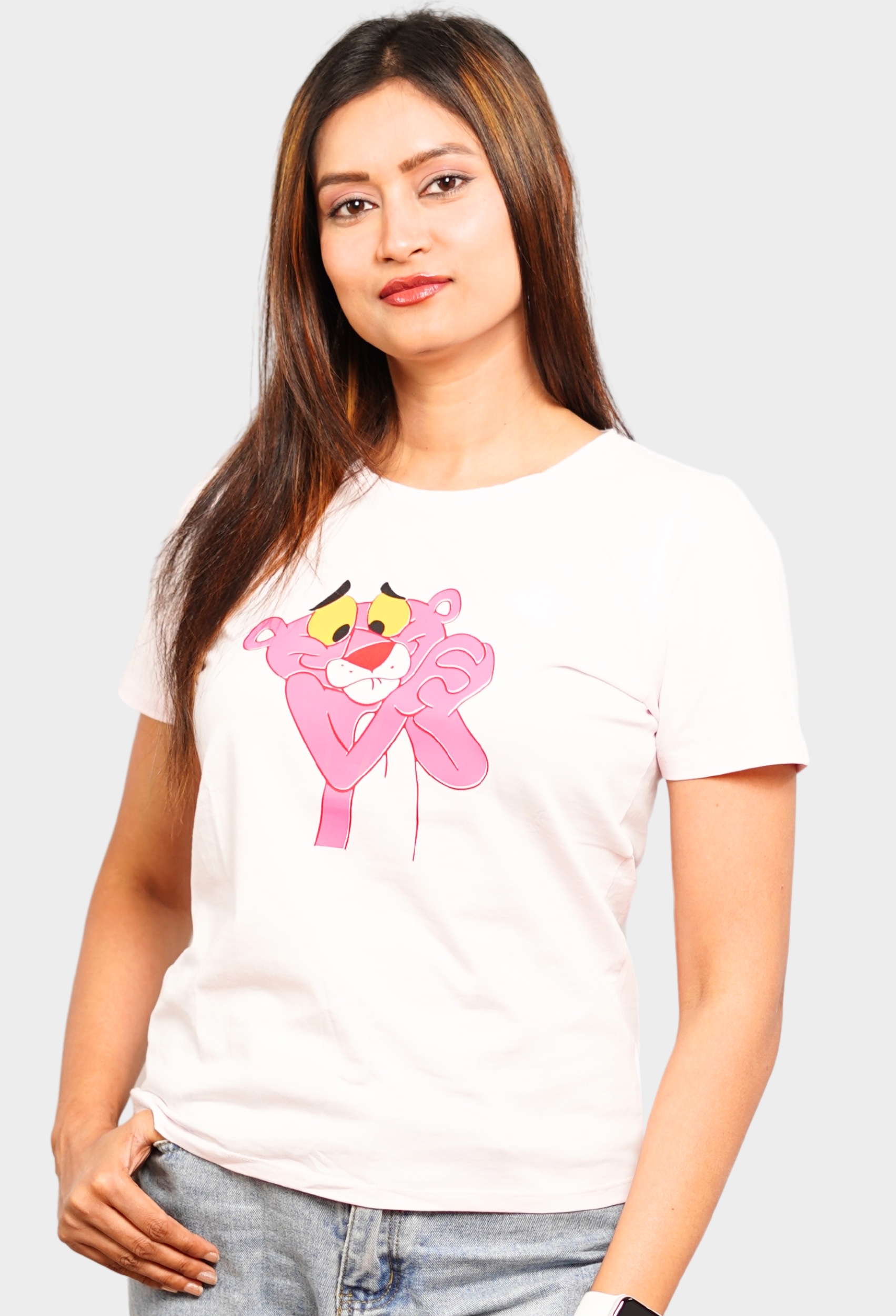 'PINK PANTHER' SHELL PINK ELITE T-SHIRT 'PINK PANTHER' SHELL PINK ELITE T-SHIRT