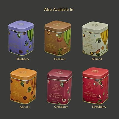 SMOOR Premium Chocolate Coated Mango Dragees  55% Cocoa Creamy Dark Couverture Chocolate Covered Mango 100g