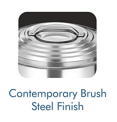 MILTON Galaxia 7500 Double Walled Stainless Steel Casserole, 6.2 litres, Silver