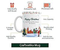 Merry Christmas Printed Coffee Mug | Best Gift for Friend, Family, Co-Worker