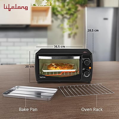 Lifelong OTG 10 Litre - Electric Oven Toaster Griller for Kitchen- 1000 W Lifelong OTG 10 Litre - Electric Oven Toaster Griller for Kitchen- 1000 W