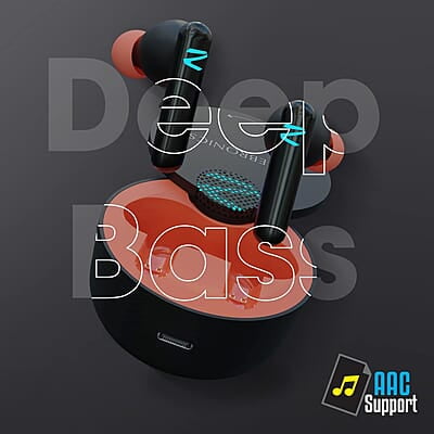 Zebronics Sound Bomb G1 Gaming Bluetooth True Wireless Stereo in Ear Earbuds, 50Ms Low Latency, AAC Support, Flash Connect, Deep Bass, Splash Proof, Voice Assistant, Bt V5.0 with Mic