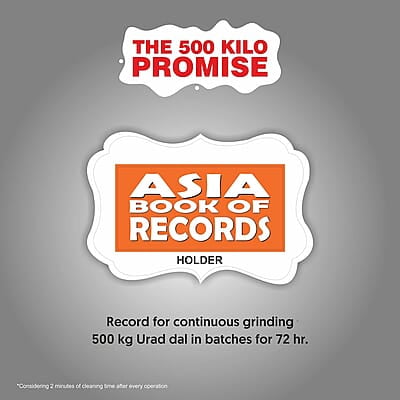 Preethi Galaxy Plus Mixer Grinder for Kitchen - 4 Jars 750 Watt Mixie (3 Stainless steel Jars+1 Super Extractor Juicer Jar)