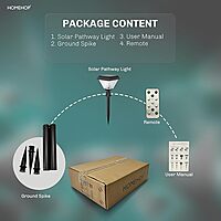 Garden Solar Light 10 LED Outdoor, Pathway, Home Decor, Waterproof, Decorative, Landscape,Bollard Lamp 2200mAh