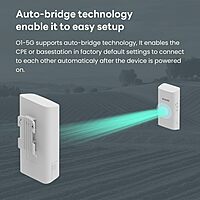 Tenda O1-5G 5.8GHz 867Mbps Outdoor Wireless Bridge, Point to Point Wi-Fi Bridge, 1KM Long Distance, Outdoor CPE with 2 * 9dBi Antenna, PTP/PTMP, IP65 Waterproof Enclosure Tenda O1-5G 5.8GHz 867Mbps Outdoor Wireless Bridge, Point to Point Wi-Fi Bridge, 1KM Long Distance, Outdoor CPE with 2 * 9dBi Antenna, PTP/PTMP, IP65 Waterproof Enclosure