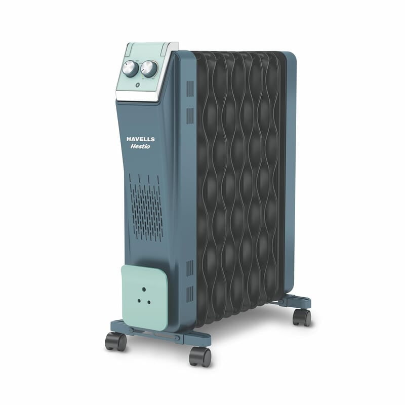 Havells Hestio 11 Wave Fin OFR 2900 Watt with 3 Heat Setting 1000W/1500W/2500W & PTC Heater 400W