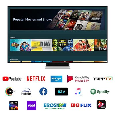 Samsung 163 cm (65 inches) 4K Ultra HD Smart Neo QLED TV QA65QN95BAKLXL