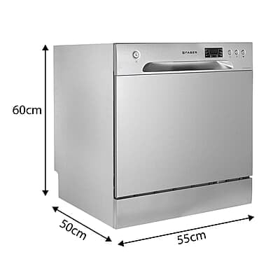 Faber 8 Place Settings Dishwasher (FFSD 6PR 8S Ace Inox