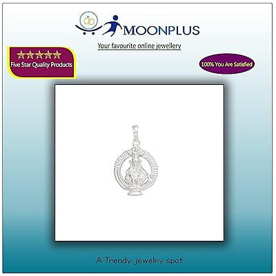 Sterling Silver Ayyappan Pendent/Traditional God Pendent, Dollar