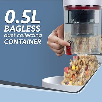 AGARO Supreme Cordless Stick Vacuum Cleaner,2In1 Handheld&Stick,400W Motor,25 Kpa Suction Power,3 Adjustable Suction Modes