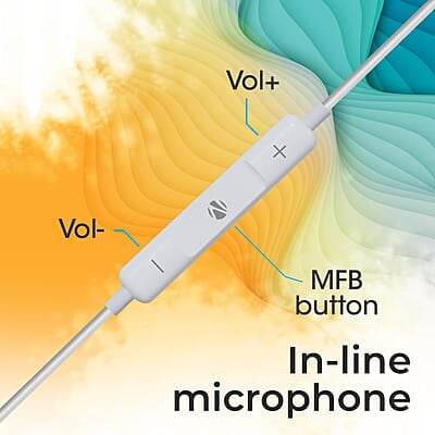 ZEBRONICS Buds 30C Type- C in Ear Earphone with in-line MIC, Rich 14.2mm Driver, Volume Control, 1.2m Cable, Call Function
