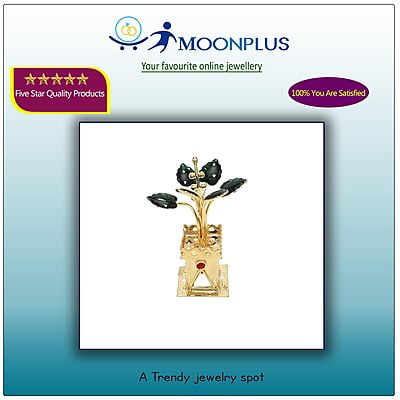 Silver Tulasi Madam / Tulsi Plant (Gold Plated)