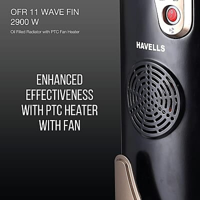 Havells OFR 11 2900 Watts Wave Fin with PTC Fan Heater