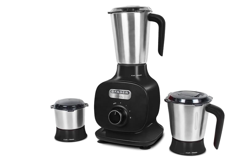 Faber FMG Candy 1000 3J 1000W Mixer Grinder with 3 Jars