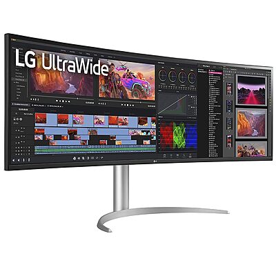 LG , 49" UltraWide Dual QHD Nano IPS Curved Monitor, 32:9, 144Hz,49WQ95C-W LG , 49" UltraWide Dual QHD Nano IPS Curved Monitor, 32:9, 144Hz,49WQ95C-W
