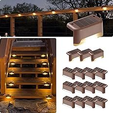 StaIr Light Solar Auto On Off Warm White Light Black Brown Color Body Available Way StaIr Light Solar Auto On Off Warm White Light Black Brown Color Body Available Way