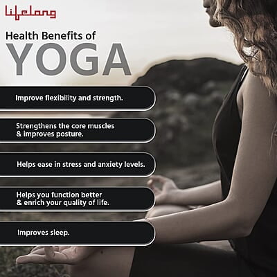 Lifelong Yoga mat for Women & Men EVA Material 6mm Anti Slip for Gym Workout Lifelong Yoga mat for Women & Men EVA Material 6mm Anti Slip for Gym Workout