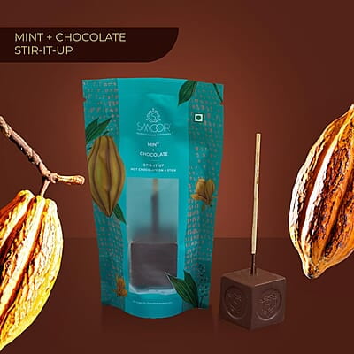 SMOOR Stir-it-Up Hot Chocolate Cubes DIY dissolvable hot chocolate cubes 180gm (Pack of 6)