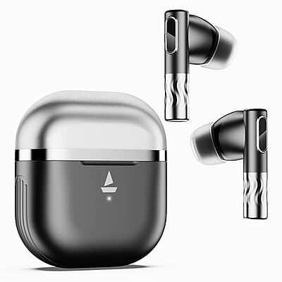 boAt Nirvana Zenith Truly Wireless in Ear Ear Buds w/Dolby Audio, 50dB ANC, Adaptive EQ Powered by Mimi, 6-Mic AI-ENx™, 50 Hrs. Playback & Hearables App Support