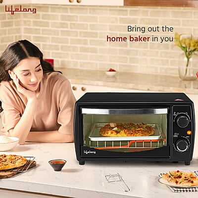 Lifelong OTG 10 Litre - Electric Oven Toaster Griller for Kitchen- 1000 W Lifelong OTG 10 Litre - Electric Oven Toaster Griller for Kitchen- 1000 W