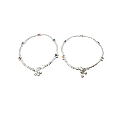 Silver Women Anklets/Kolusu/Payal