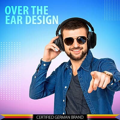 Blaupunkt BH11 Bluetooth Wireless Over Ear Headphone with Mic