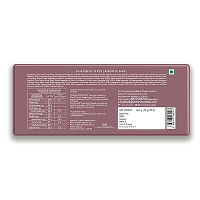 SMOOR Luxe Treat Gift Pack Premium Chocolate Truffles Gift Box 12 (120gm)