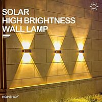 warm white 333 Venus 6 lence wall up down solar light lence model way.