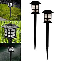 VINTAGE model rechargable solar garden light Solar Outdoor Lights LED Waterproof Pathway Walkway Maintain 10 Hours of Lighting for Your Garden Path Landscape Yard Patio Driveway