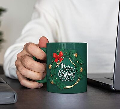 Merry Christmas Gift Combo with Mug & Cup, Cushion, Coaster Merry Christmas Gift Combo with Mug & Cup, Cushion, Coaster