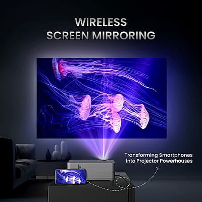 Portronics Beem 420 Led Projector with 3200 Lumens, 1080P Full Hd 250 Inches Display Portronics Beem 420 Led Projector with 3200 Lumens, 1080P Full Hd 250 Inches Display