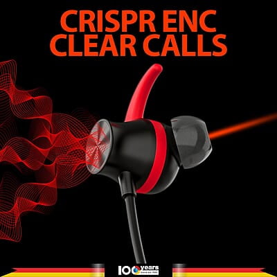 Blaupunkt Newly Launched BE120 Touch Wireless in Ear Neckband with Multi-Touch Control I Auto Magnetic Off I Gaming Ready I 40H Playtime I Turbovolt Charging I Built-in Handsfree Calling