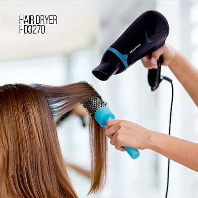 Havells 1700W 2-In-1 Hair Dryer With Diffuser & Thin Concentrator Heat Balance Technology