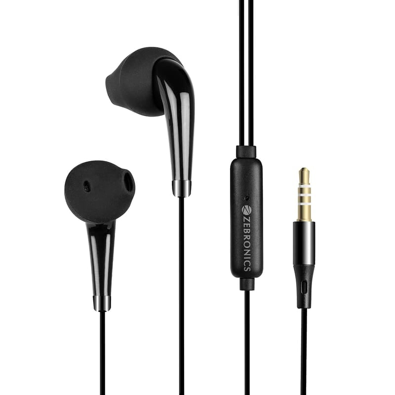 Zebronics Zeb-Calyx Wired in Ear Earphones with Mic Zebronics Zeb-Calyx Wired in Ear Earphones with Mic