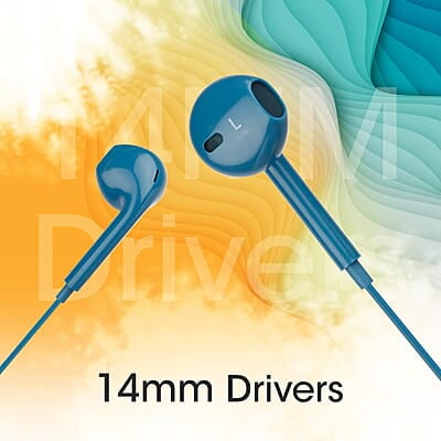 Zebronics Zeb-Buds 30 3.5Mm Stereo Wired In Ear Earphones With Mic For Calling, Volume Control, Multifunction Button, 14Mm Drivers, Stylish Eartip,1.2 Meter Durable Cable And Lightweight Design Zebronics Zeb-Buds 30 3.5Mm Stereo Wired In Ear Earphones With Mic For Calling, Volume Control, Multifunction Button, 14Mm Drivers, Stylish Eartip,1.2 Meter Durable Cable And Lightweight Design