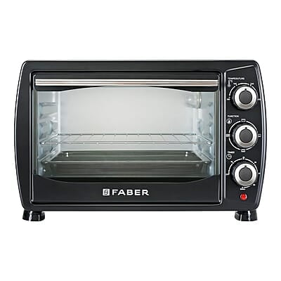 Faber 20 liter 1400 Watts OTG Bake, Toast, Grill|4 Stage Functions, Upper & Lower Heating