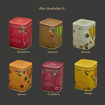 SMOOR Premium Chocolate Coated Blueberry Dragees 55% Cocoa Creamy Dark Couverture Chocolate Covered Blueberries 100g