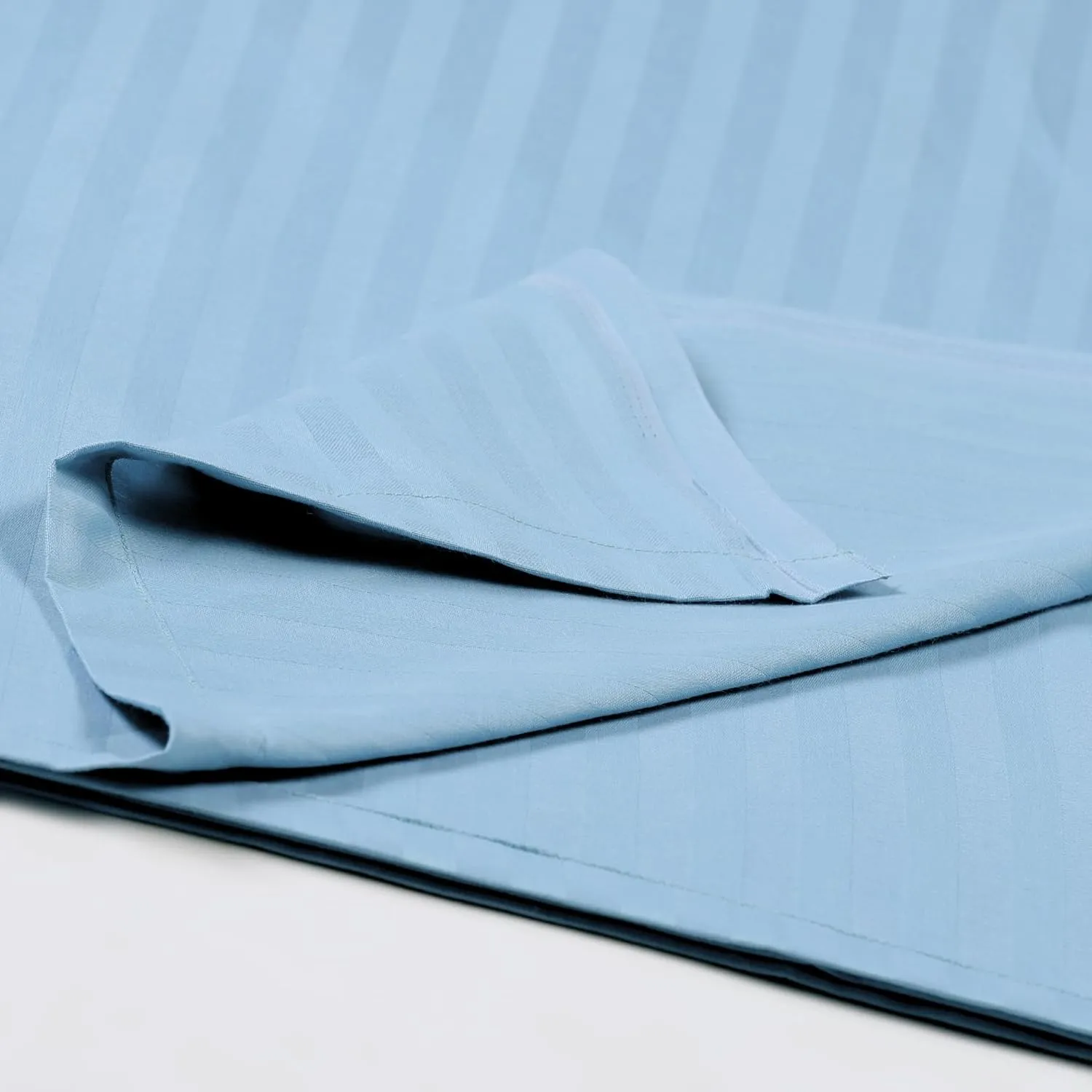 Pillow Cover Framed Glace Cotton 300 TC - Striped - Sky Blue Pillow Cover Framed Glace Cotton 300 TC - Striped - Sky Blue