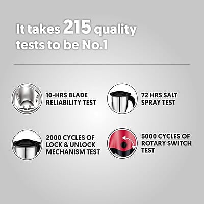 Preethi Crown Plus MG-258 Mixer Grinder, 600 Watt, White/Purple, 4 Jars - Super Extractor Juicer Jar Preethi Crown Plus MG-258 Mixer Grinder, 600 Watt, White/Purple, 4 Jars - Super Extractor Juicer Jar