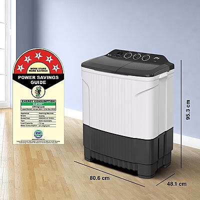 Godrej 7 Kg 5 Star, Active Soak Technology Semi-Automatic Top Load Washing Machine