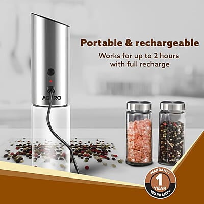 AGARO Gravity Salt & Pepper Automatic Grinder