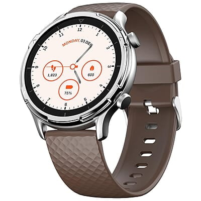 Fitshot 1.32" Round CosmicDisplay 360 * 360 High Resolution with BT Calling Smartwatch, 100+ Sports Mode with IP68, Sp02 Tracking, 100+ Watch Faces, AI Voice Assistant