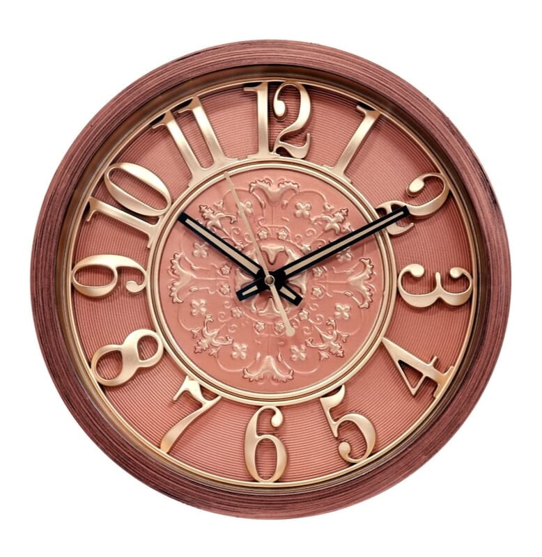 Vintage Product Designer Analogue Round Wall Clock Copper Finish (12 x 12 Inch) Vintage Product Designer Analogue Round Wall Clock Copper Finish (12 x 12 Inch)