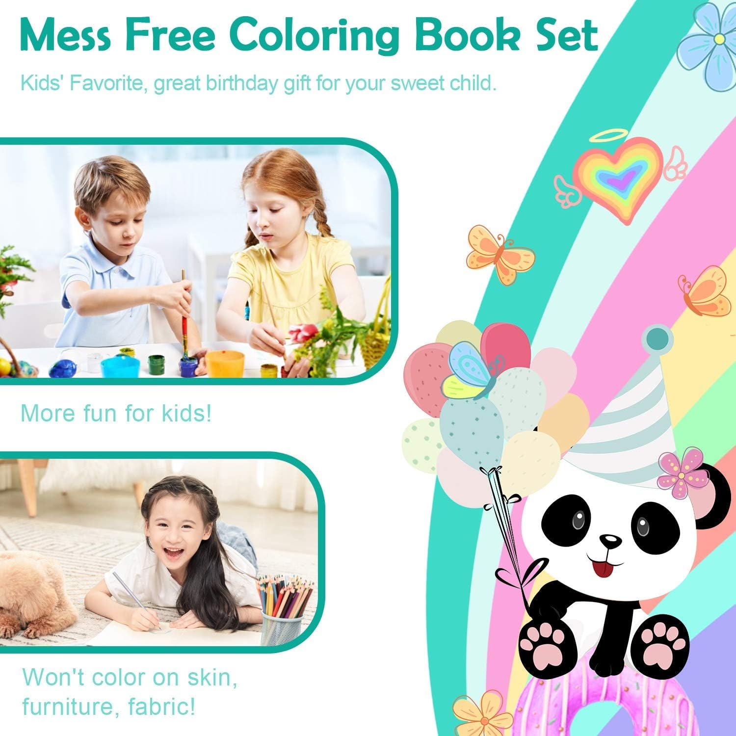 Paper Coloring Book For Kids With 30 Drawing Sheet,8 Pencil Color,10 Scratch Sheet Art And Craft Drawing Color Book Set Paper Coloring Book For Kids With 30 Drawing Sheet,8 Pencil Color,10 Scratch Sheet Art And Craft Drawing Color Book Set